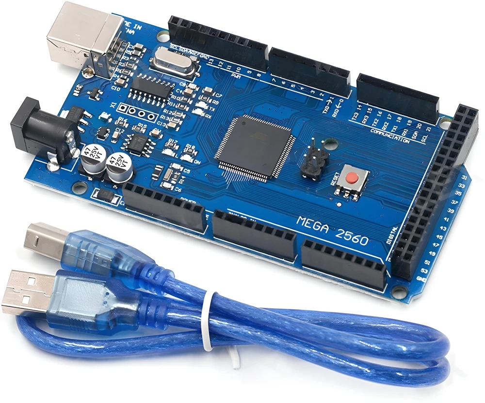 „Mega2560 r3“ modulio plokštė, suderinama su „Atmega“ ir „Arduino“