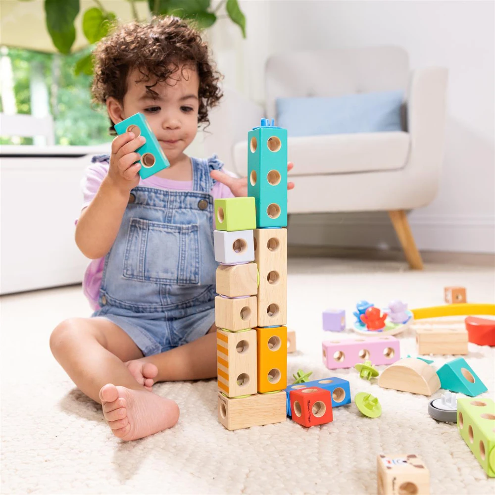 SPN Melissa Doug - Blockables konstravimo rinkinys miestelis (806012)