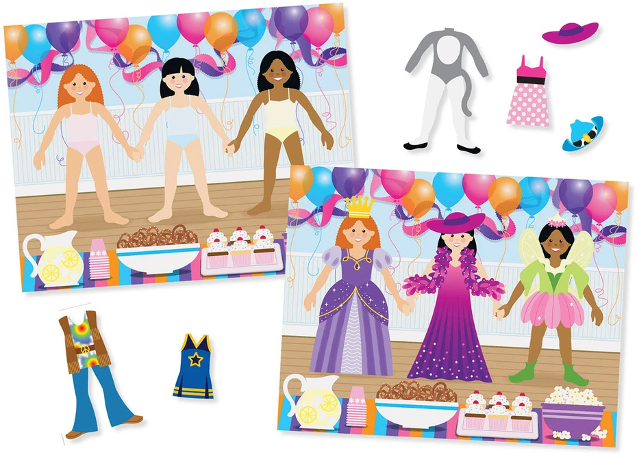 MELISSA & DOUG Daugkartinio naudojimo lipdukų knygelė „Aprenk mane“