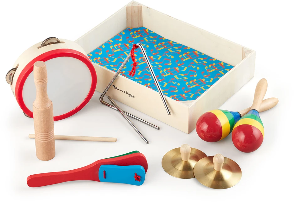 Melissa Doug - Muzikos instrumentų žaidimų rinkinys Band-In-A-Box! (806260)