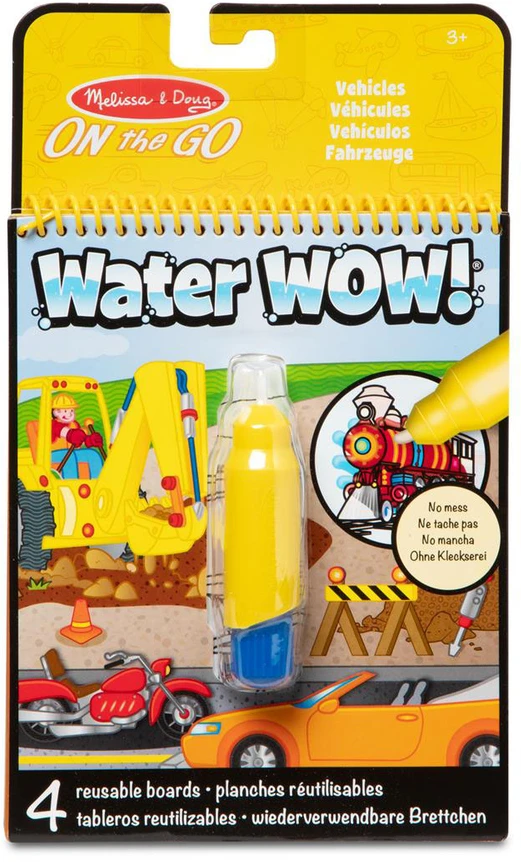 Spin Master MELISSA & DOUG WATER WOW! Piešimo vandeniu rinkinys „Transporto priemonės“