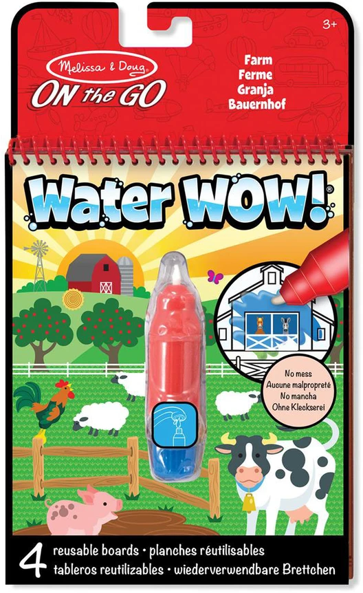 MELISSA & DOUG WATER WOW! Piešimo vandeniu rinkinys „Ūkis“