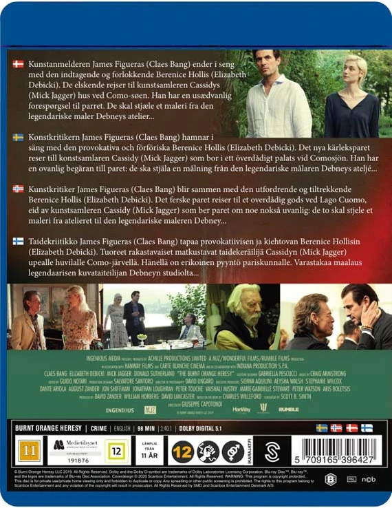 Melo paveikslas (dar žinomas kaip „Sudegusio apelsino erezija“) Blu Ray