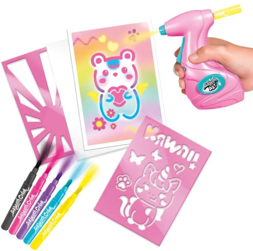 Epee Meno projektas – kawaii plakatai – kūrybinis rinkinys su elektroniniu aerografu
