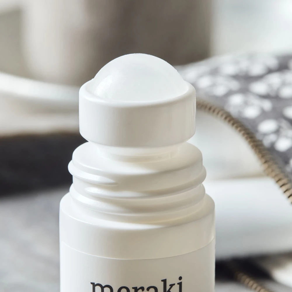 Meraki - Dezodorantas, Lino rasa - aukštis: 10 cm, skersmuo: 4 cm