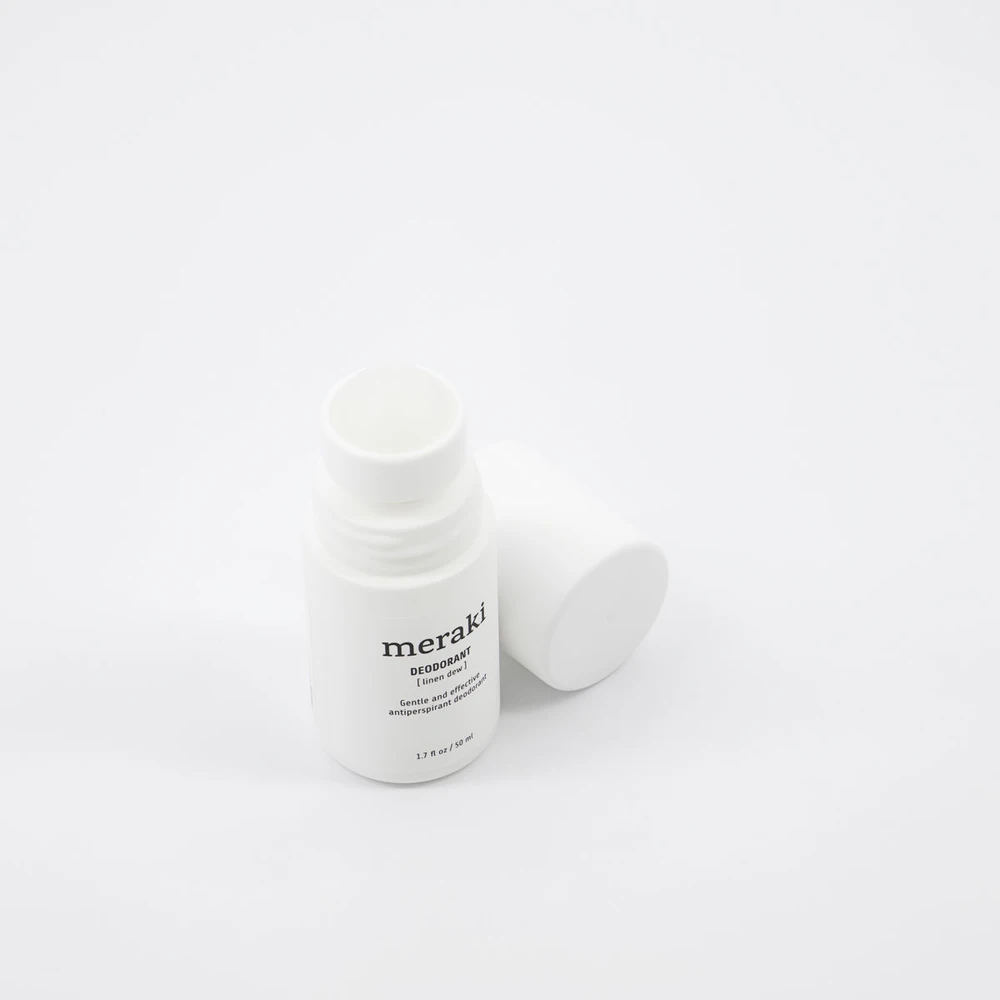 Meraki - Dezodorantas, Lino rasa - aukštis: 10 cm, skersmuo: 4 cm