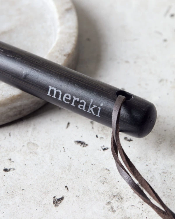 „Meraki“ indų šepetys, juodai dažytas (304870042)