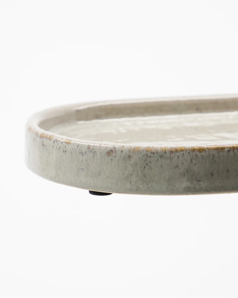 Meraki - Padėklas - Kriauklės pilkumo - I: 20 cm, P: 12,5 cm, A: 3 cm