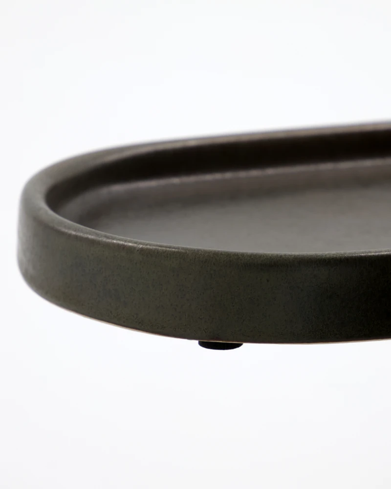 Meraki - Padėklas - Tamsiai pilkas - I: 20 cm, P: 12,5 cm, A: 3 cm