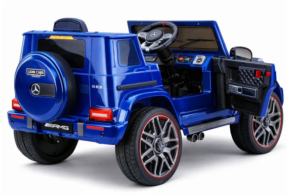 Lean Cars Vaikiškas elektrinis automobilis Mercedes AMG G 63 mėlynas