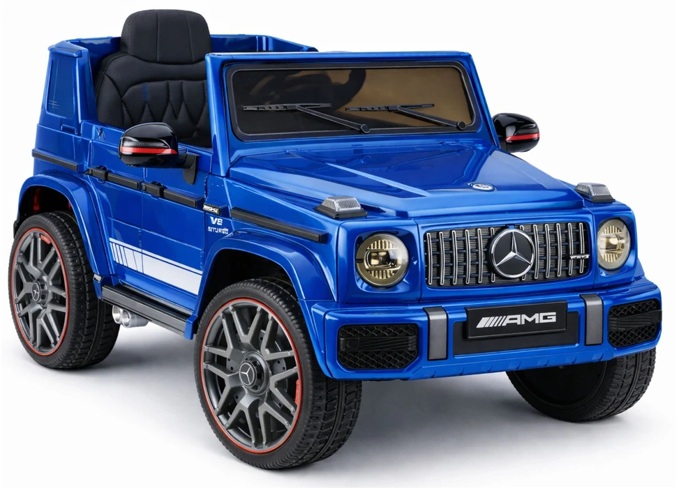Lean Cars Vaikiškas elektrinis automobilis Mercedes AMG G 63 mėlynas