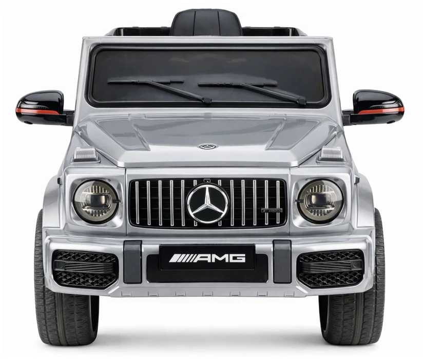 Lean Cars Vaikiškas elektrinis automobilis Mercedes AMG G 63 sidabrinis