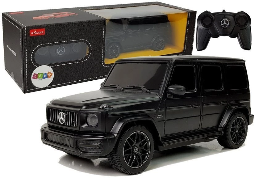Rastar Nuotoliniu būdu valdomas Mercedes AMG G63 1:24 modelis, juodas