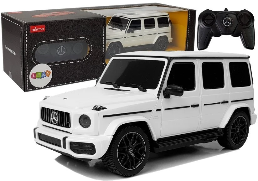 Rastar Lean toys Automobilis Mercedes AMG G63 RC R/C 1:24 Baltas 2.4 G