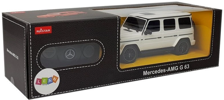 Rastar Lean toys Automobilis Mercedes AMG G63 RC R/C 1:24 Baltas 2.4 G