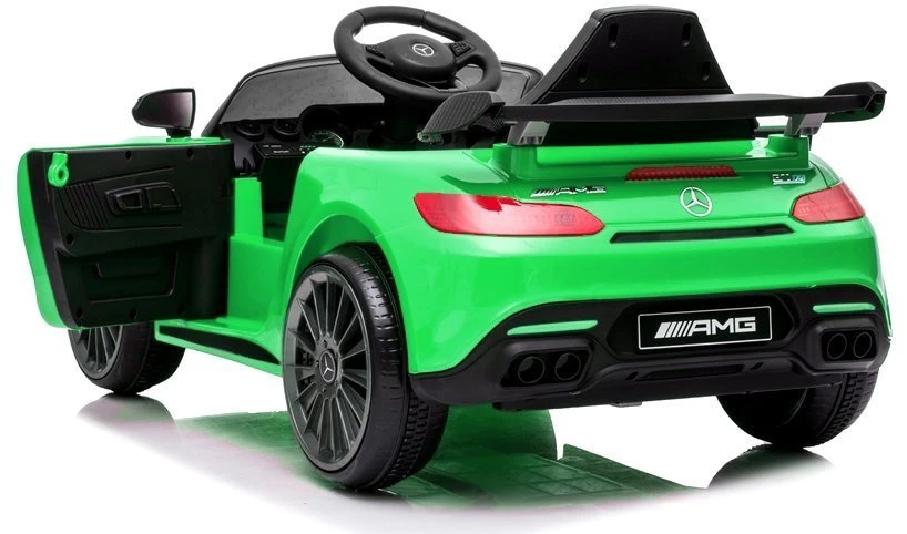 Lean Cars Elektromobilis Mercedes AMG GT R, žalias