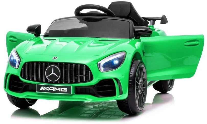 Lean Cars Elektromobilis Mercedes AMG GT R, žalias
