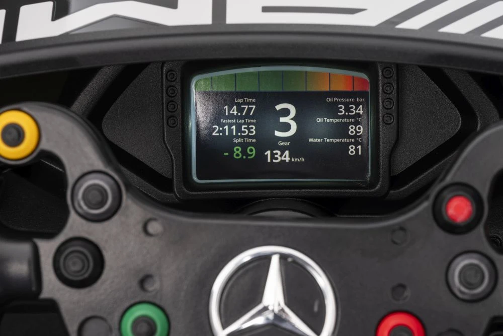 Lean Cars Akumuliatorinis automobilis Mercedes AMG GT3 Juodas