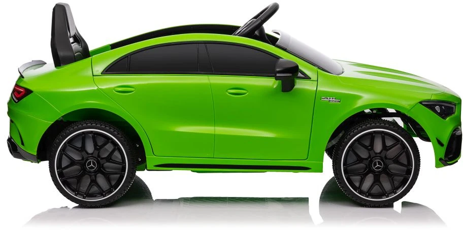 Lean Cars Akumuliatorinis automobilis Mercedes CLA 45s AMG Žalias 4x4