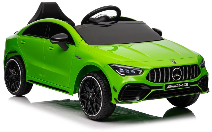 Lean Cars Akumuliatorinis automobilis Mercedes CLA 45s AMG Žalias 4x4