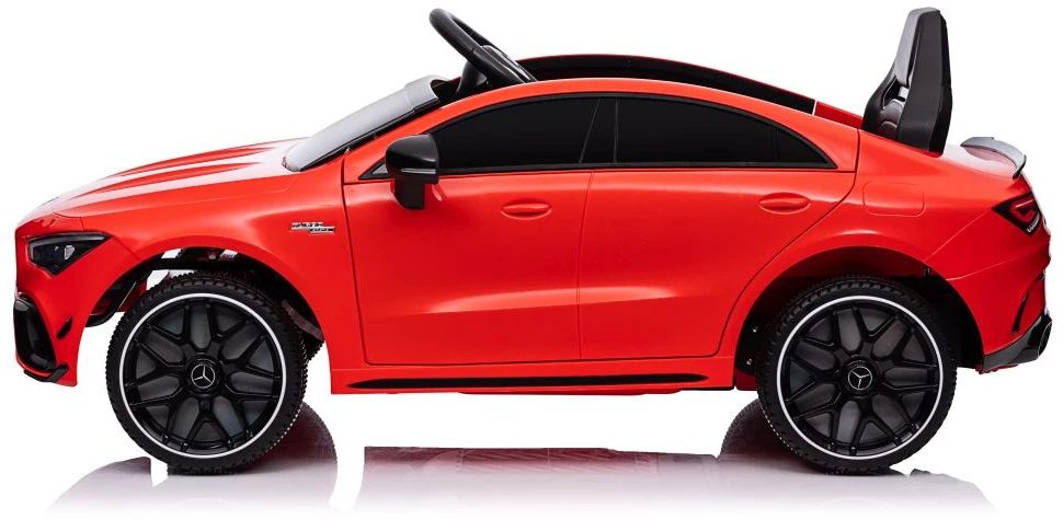 Lean Cars Vienvietis elektromobilis vaikams Mercedes CLA 45s AMG, raudonas