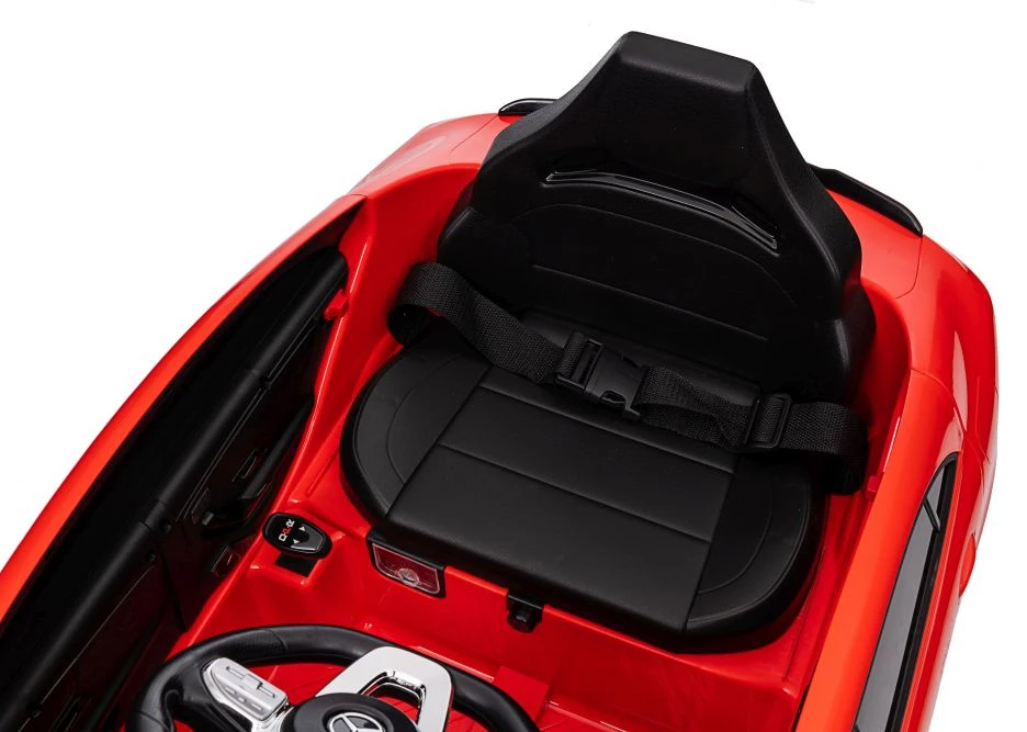 Lean Cars Vienvietis elektromobilis vaikams Mercedes CLA 45s AMG, raudonas