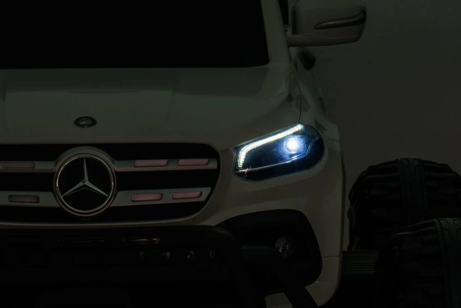 Lean Cars Vienvietis vaikiškas elektromobilis Mercedes DK-MT950 4x4, baltas