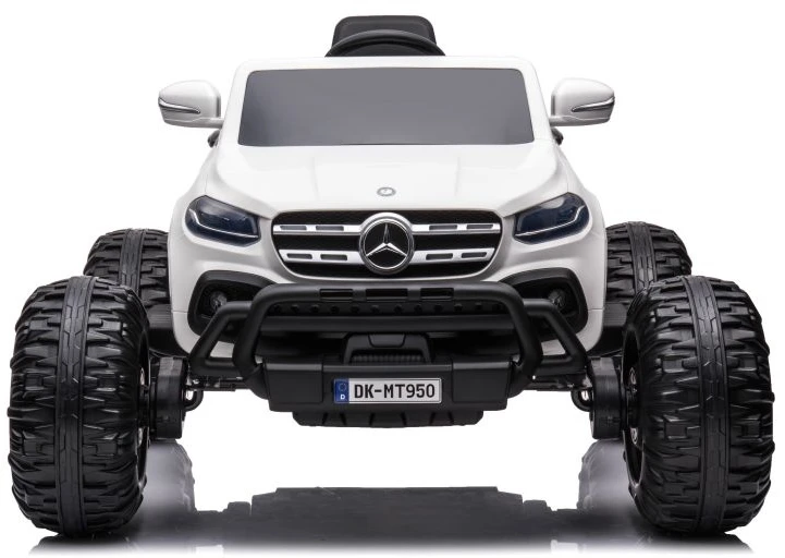 Lean Cars Vienvietis vaikiškas elektromobilis Mercedes DK-MT950 4x4, baltas