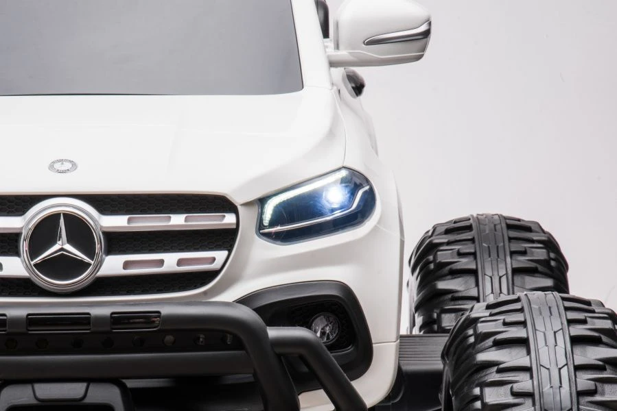 Lean Cars Vienvietis vaikiškas elektromobilis Mercedes DK-MT950 4x4, baltas