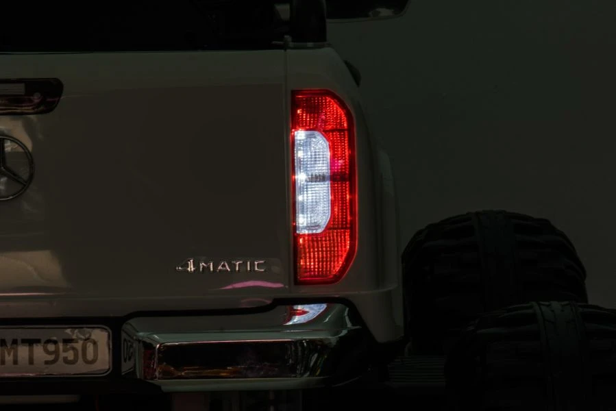 Lean Cars Vienvietis vaikiškas elektromobilis Mercedes DK-MT950 4x4, baltas