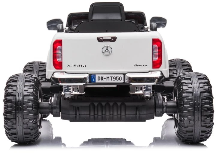 Lean Cars Vienvietis vaikiškas elektromobilis Mercedes DK-MT950 4x4, baltas