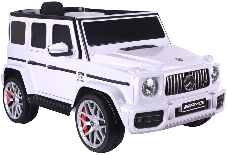 Lean Cars Elektrinis automobilis Mercedes G63 baltas