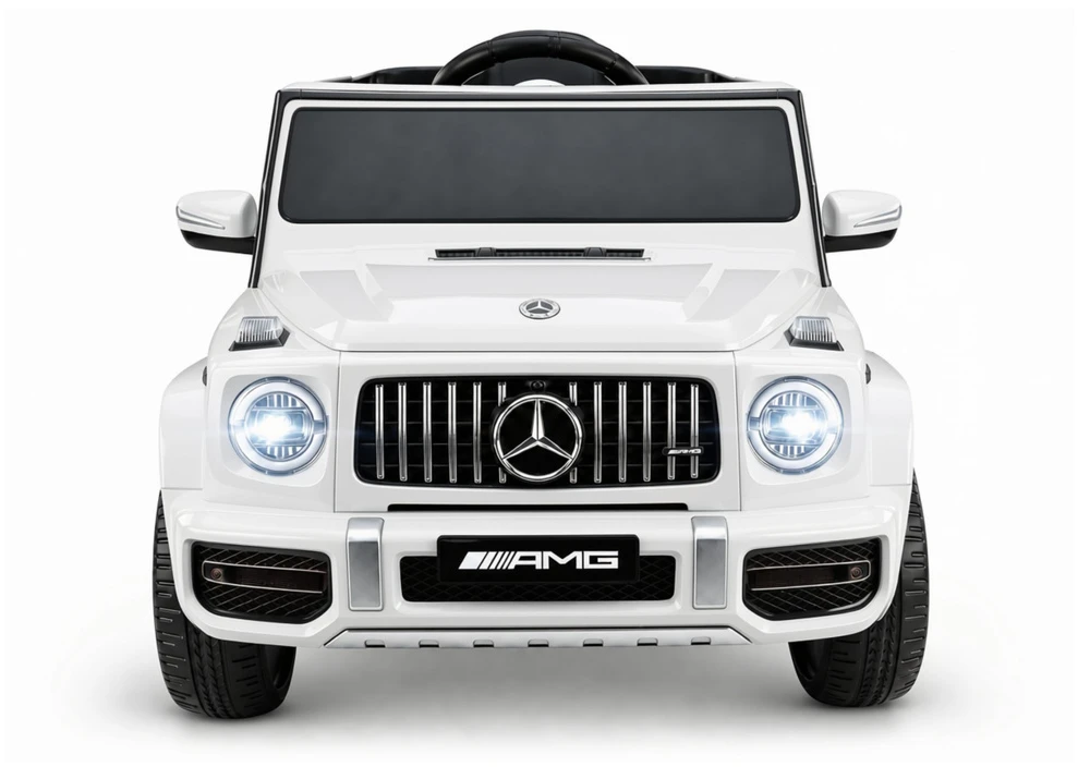 Lean Cars Elektrinis automobilis Mercedes G63 baltas