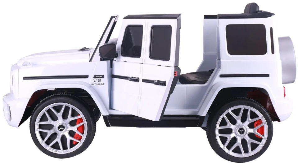 Lean Cars Elektrinis automobilis Mercedes G63 baltas