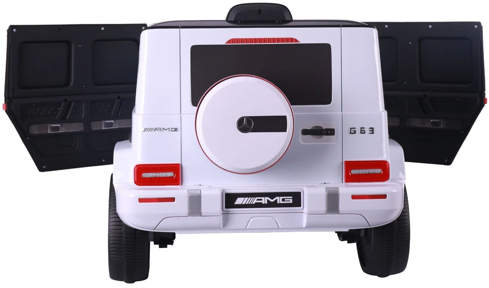 Lean Cars Elektrinis automobilis Mercedes G63 baltas