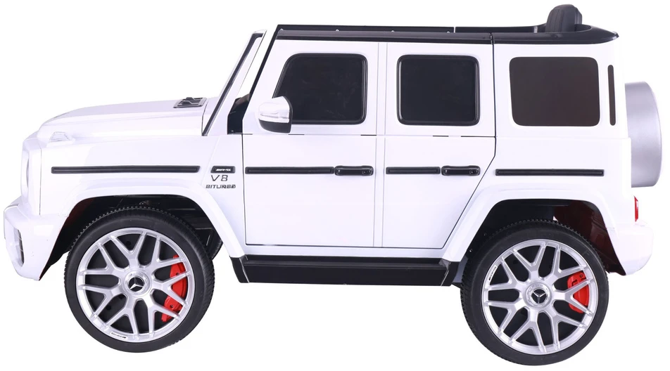 Lean Cars Elektrinis automobilis Mercedes G63 baltas