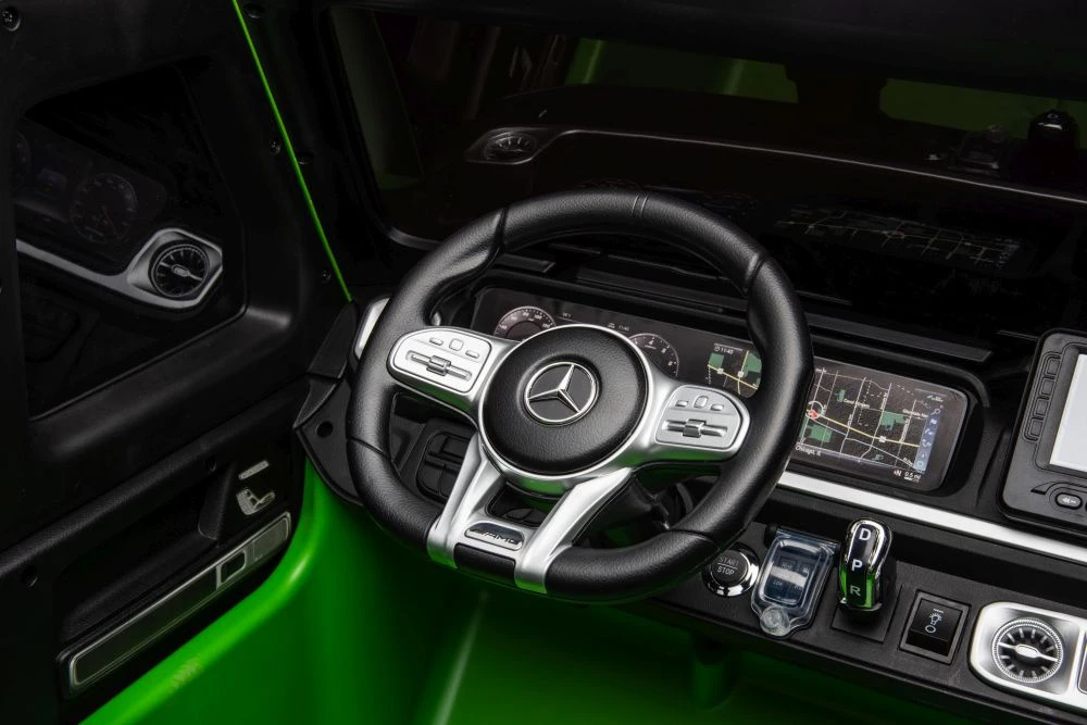Lean Cars Akumuliatorinis automobilis Mercedes G63 XXL Žalias 4x4