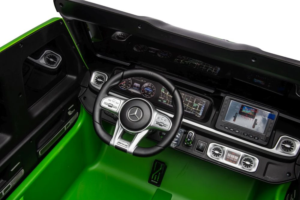 Lean Cars Akumuliatorinis automobilis Mercedes G63 XXL 24V 4x4 Žalias