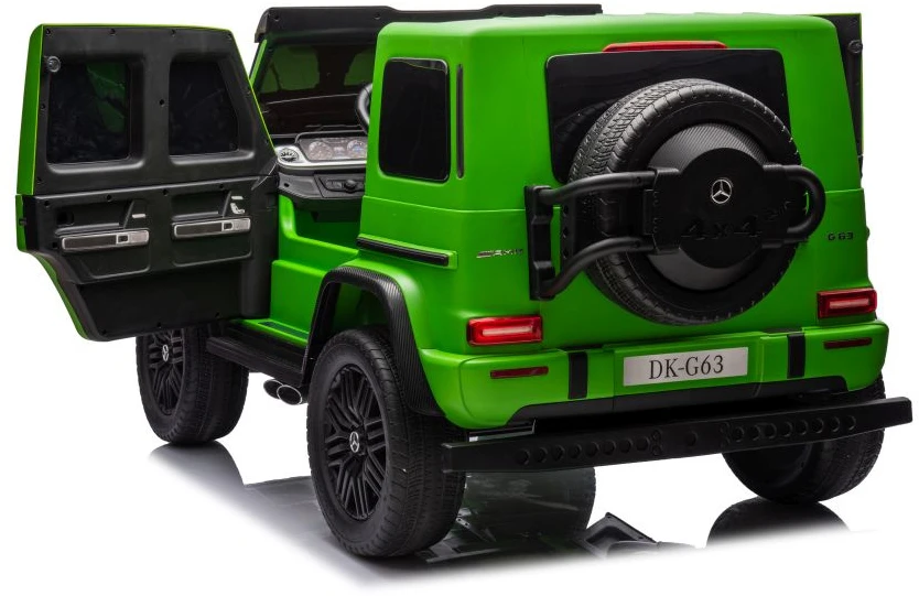 Lean Cars Akumuliatorinis automobilis Mercedes G63 XXL 24V 4x4 Žalias