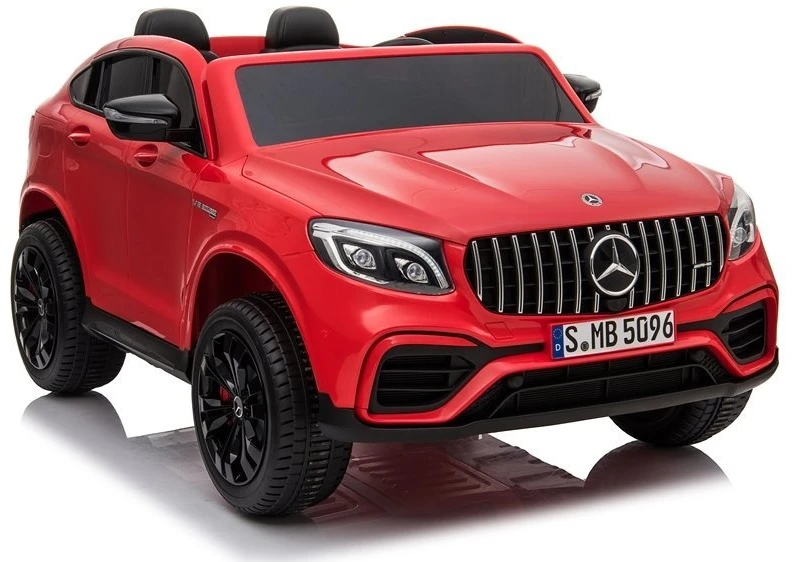 Lean Cars Akumuliatorinis automobilis vaikams „Mercedes GLC 63S QLS“, raudonos spalvos