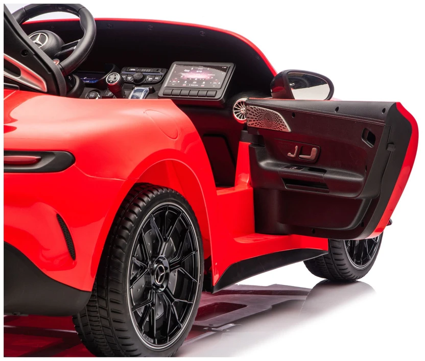 Lean Cars Elektrinis automobilis Mercedes GT63 AMG 24V raudonas