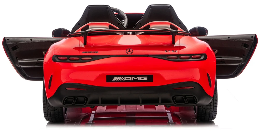 Lean Cars Elektrinis automobilis Mercedes GT63 AMG 24V raudonas