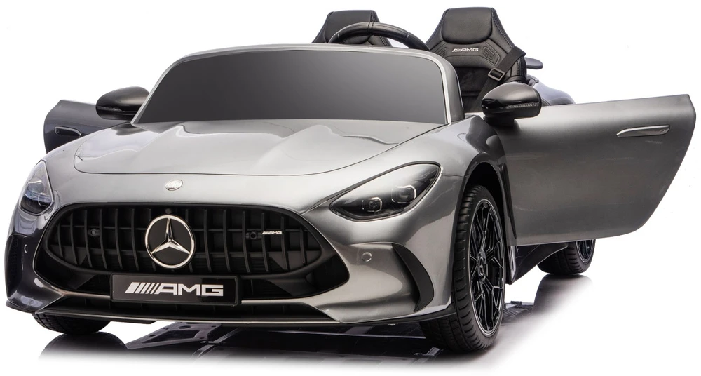Lean Cars Elektromobilis Mercedes GT63 AMG 24V pilkas