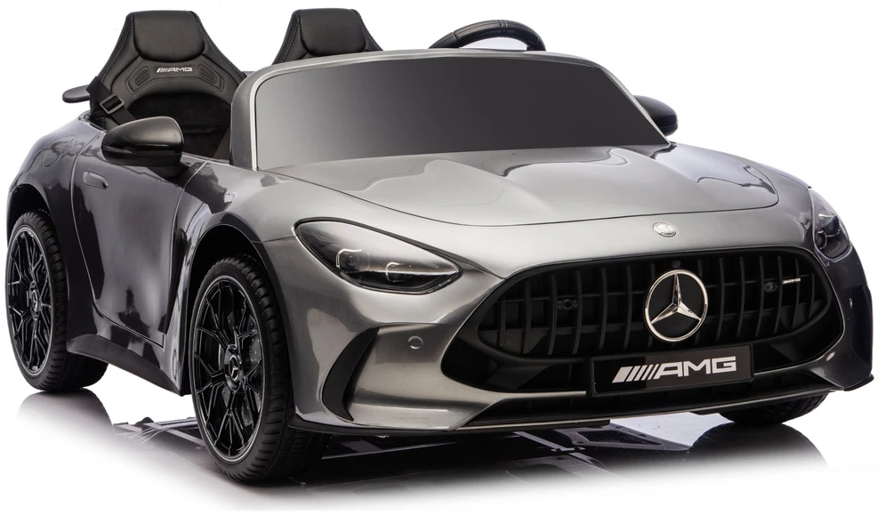 Lean Cars Elektromobilis Mercedes GT63 AMG 24V pilkas