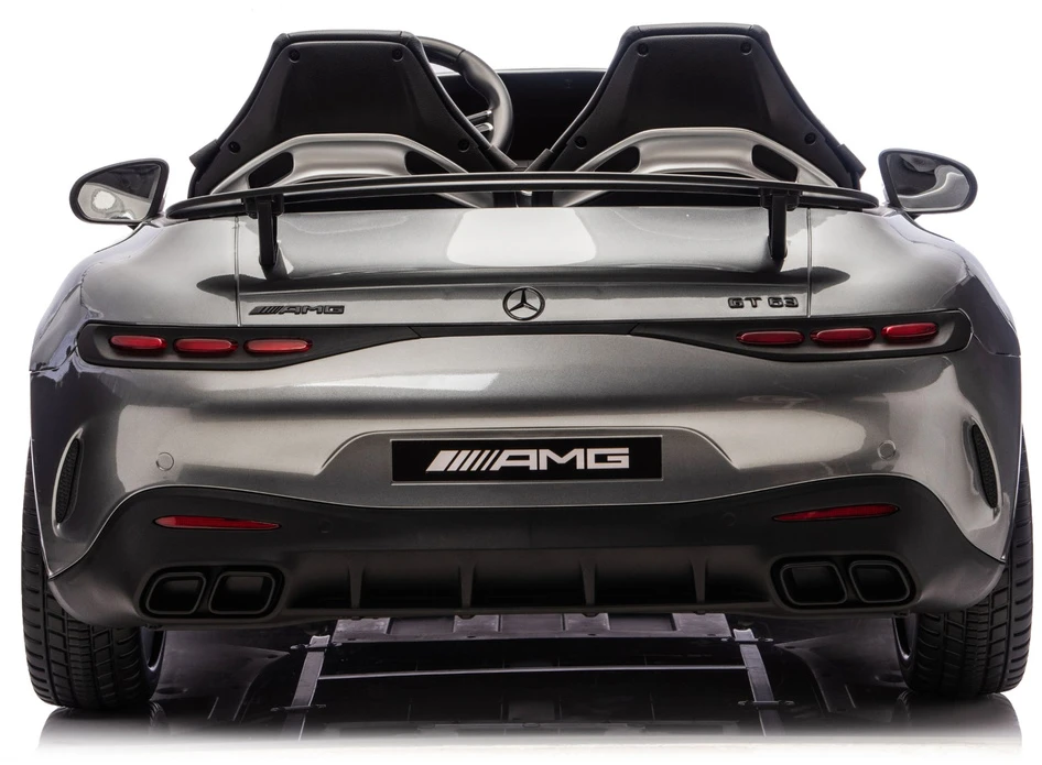 Lean Cars Elektromobilis Mercedes GT63 AMG 24V pilkas