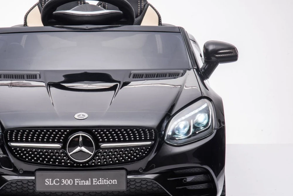 Lean Cars Dvivietis elektromobilis vaikams Mercedes SLC 300, juodas