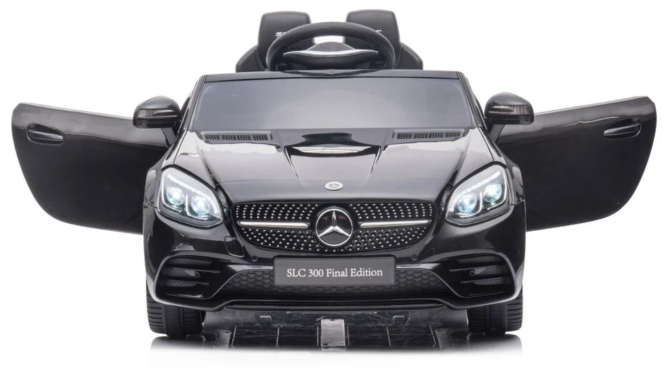 Lean Cars Dvivietis elektromobilis vaikams Mercedes SLC 300, juodas