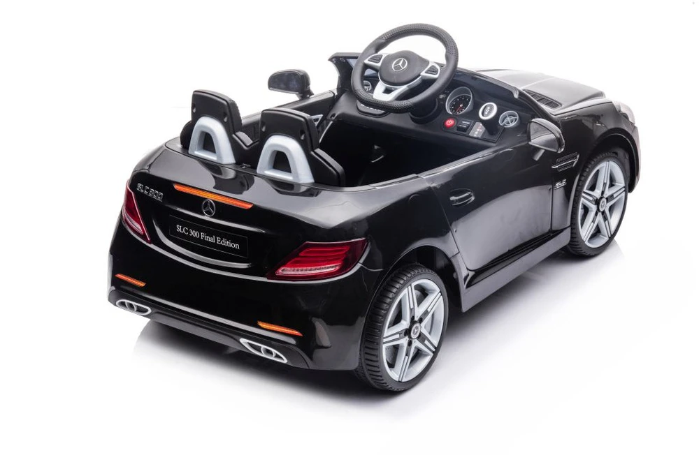 Lean Cars Dvivietis elektromobilis vaikams Mercedes SLC 300, juodas