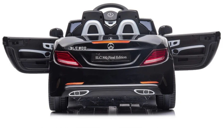 Lean Cars Dvivietis elektromobilis vaikams Mercedes SLC 300, juodas