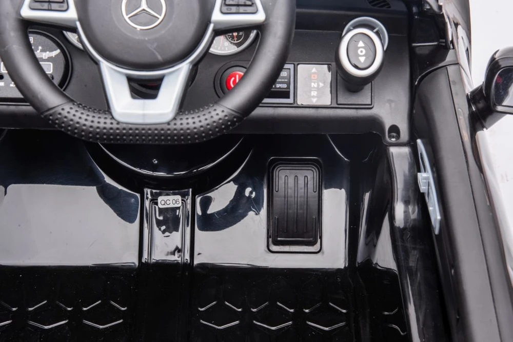 Lean Cars Dvivietis elektromobilis vaikams Mercedes SLC 300, raudonas